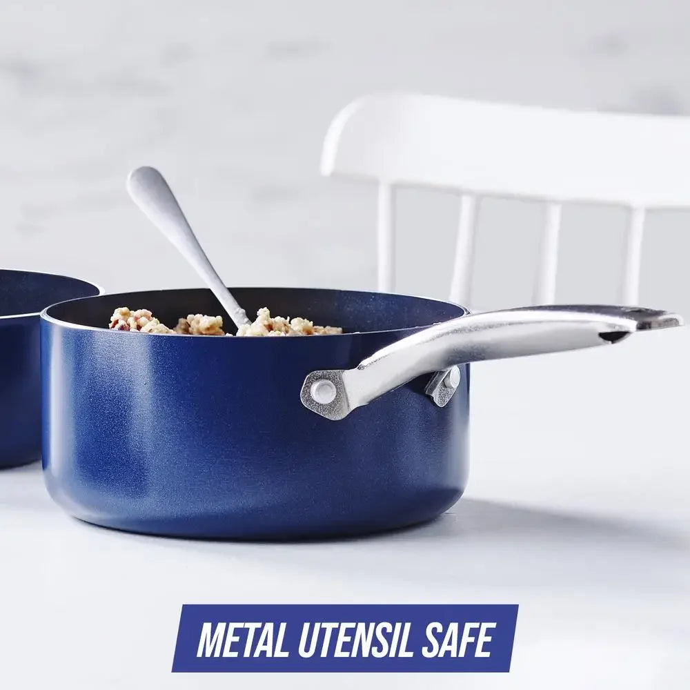 Nonstick Diamond-Infused Frying Pan Metal Utensil Safe Toxin-Free Oven & Broiler Safe Dishwasher Safe 10x Longer Lasting As Seen