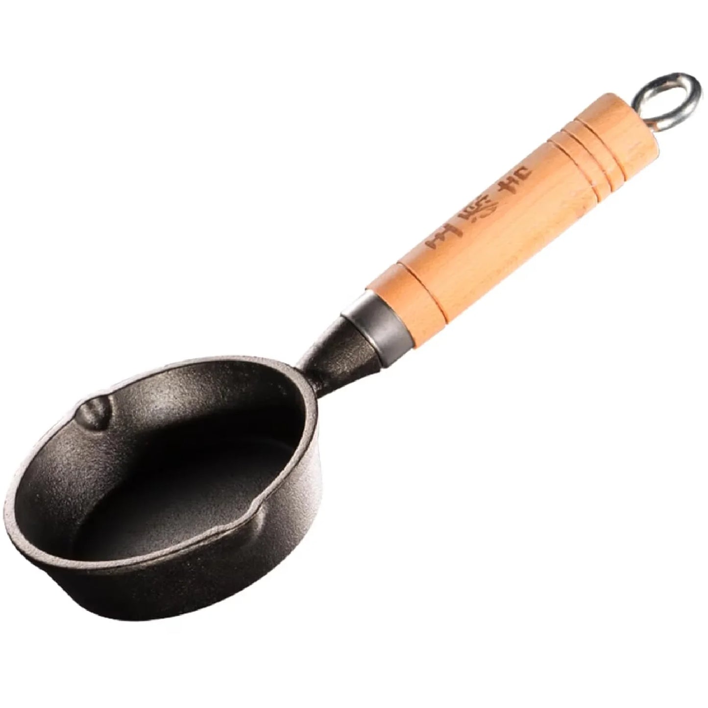 WANGYUANJI 4.3"Melting Pot Cast Iron Sauce Pan, Cast Iron Cookware, Melting Pot Perfect for Heating milk, Water and oil
