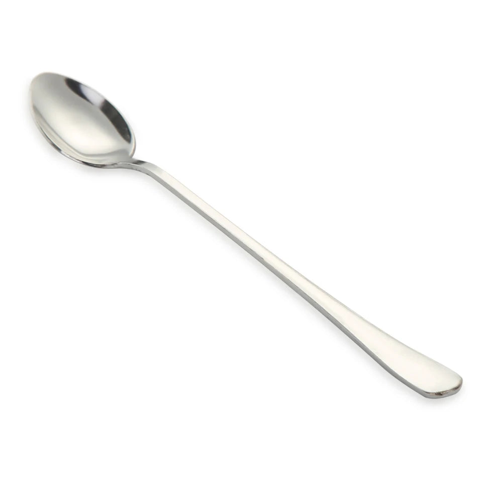 Long Handle Stainless Steel Ice Spoon Coffee Tea Spoons Home Kitchen Tableware