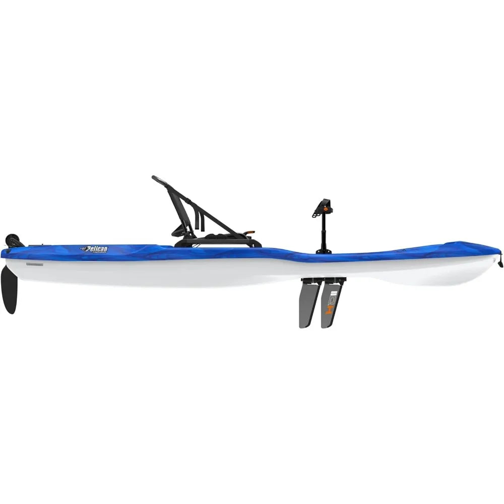 Getaway 110 HDII Recreational Kayak- Sit-on-Top - Lightweight and Stable one Person Kayak Vapor Deep Blue-White- 11 ft