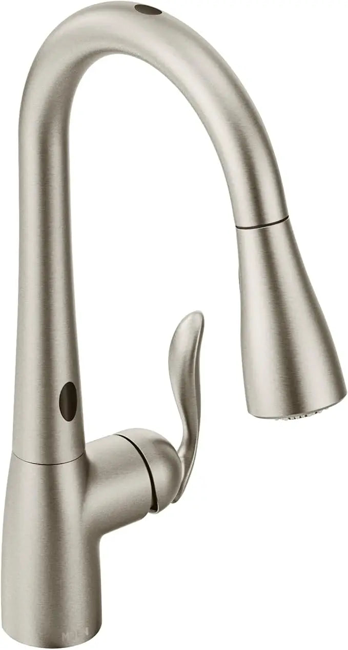 Moen Arbor Spot Resist Stainless Motionsense Two-Sensor Touchless Kitchen Faucet Featuring Power Clean