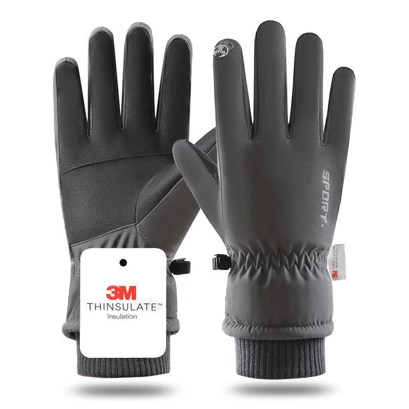 Winter Skiing Gloves -30℉ Waterproof Windproof Thermal Touchscreen Gloves for Ski Hiking Running Men and Women