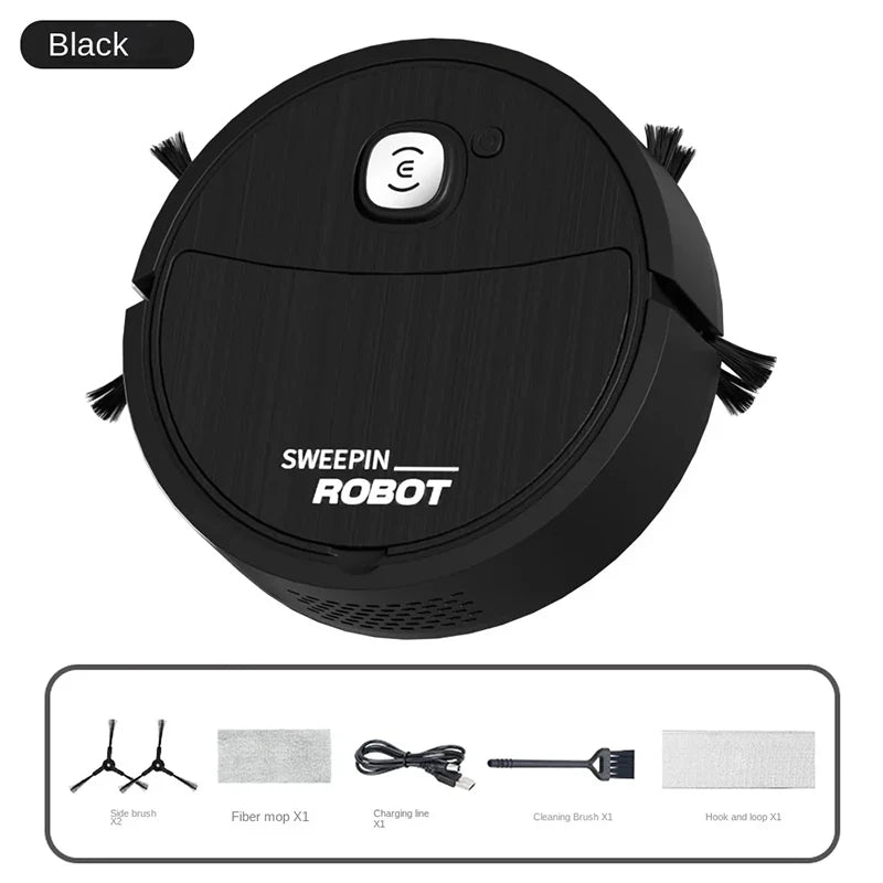 Smart Sweeping Robot Multifunction Strong Suction Mopping Cleaning Wireless Electric Cleaner USB Rechargeable New
