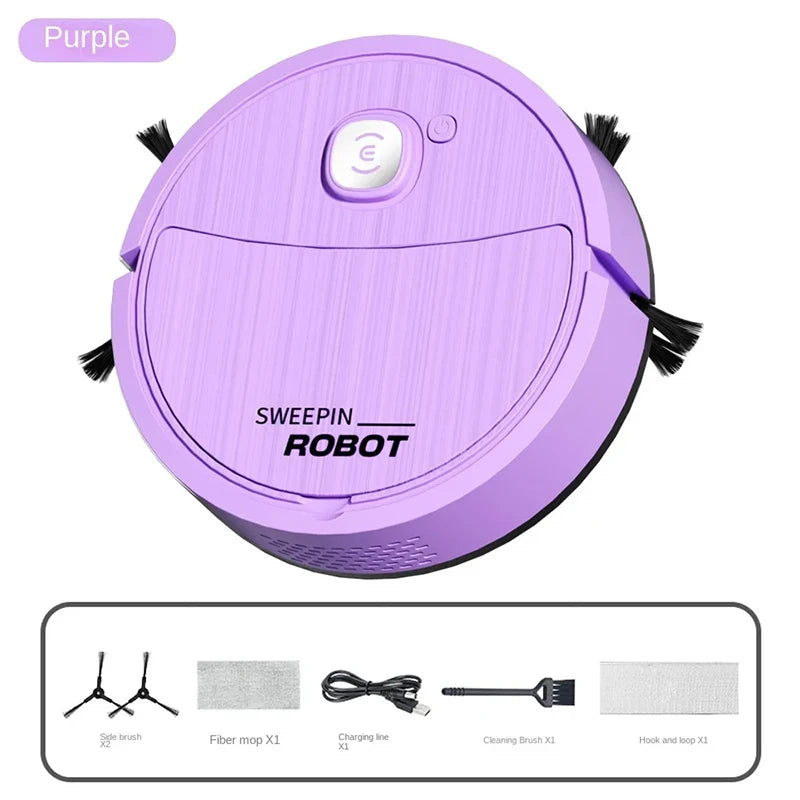 Smart Sweeping Robot Multifunction Strong Suction Mopping Cleaning Wireless Electric Cleaner USB Rechargeable New