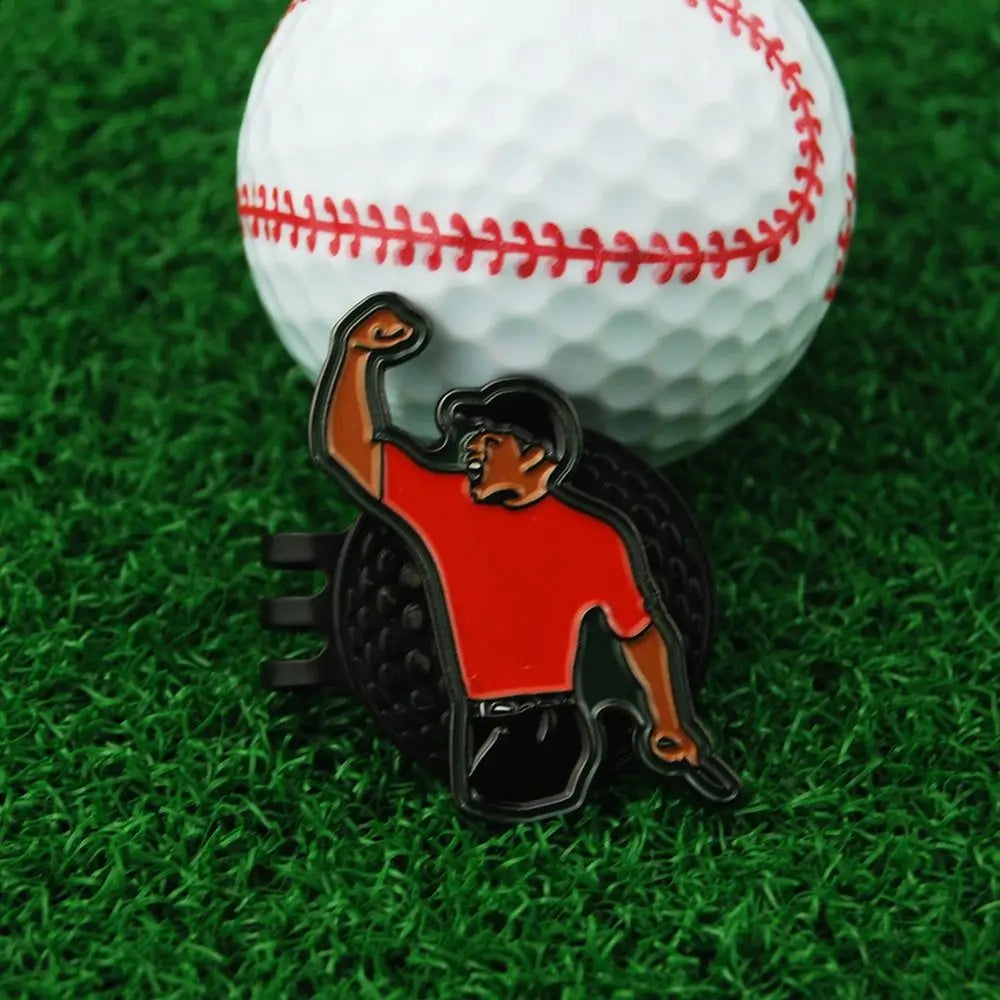 Durable Alloy Marker Golf Ball Mark Tiger Magnet Golf Hat Clip Green Jacket Multicolor Golf Clip Marker Golfer Gift