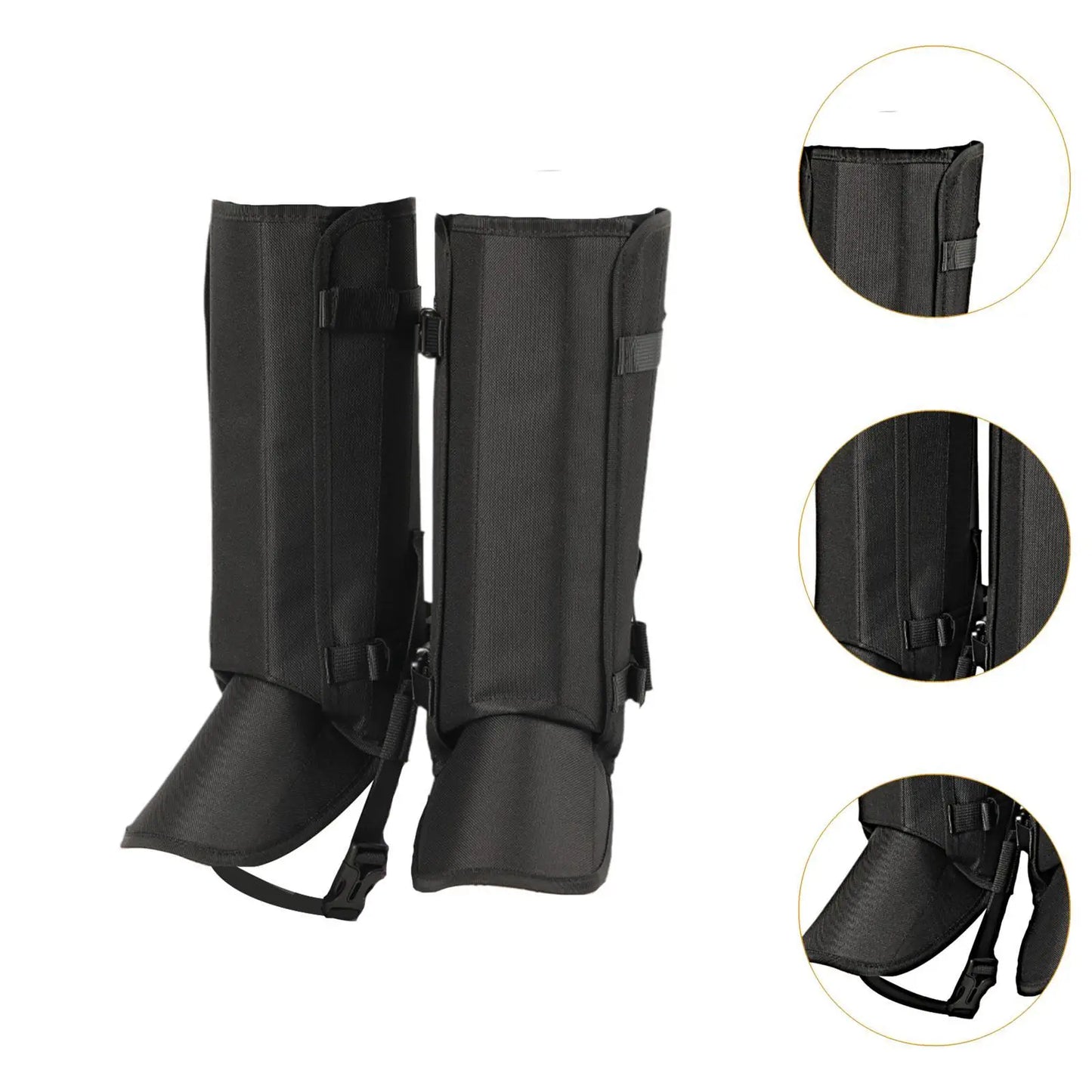 2Pcs Leg Gaiters Hiking Boots Covers Waterproof Comfortable Boot Gaiters Leg Protectors for Mountaineering Skiing Travel