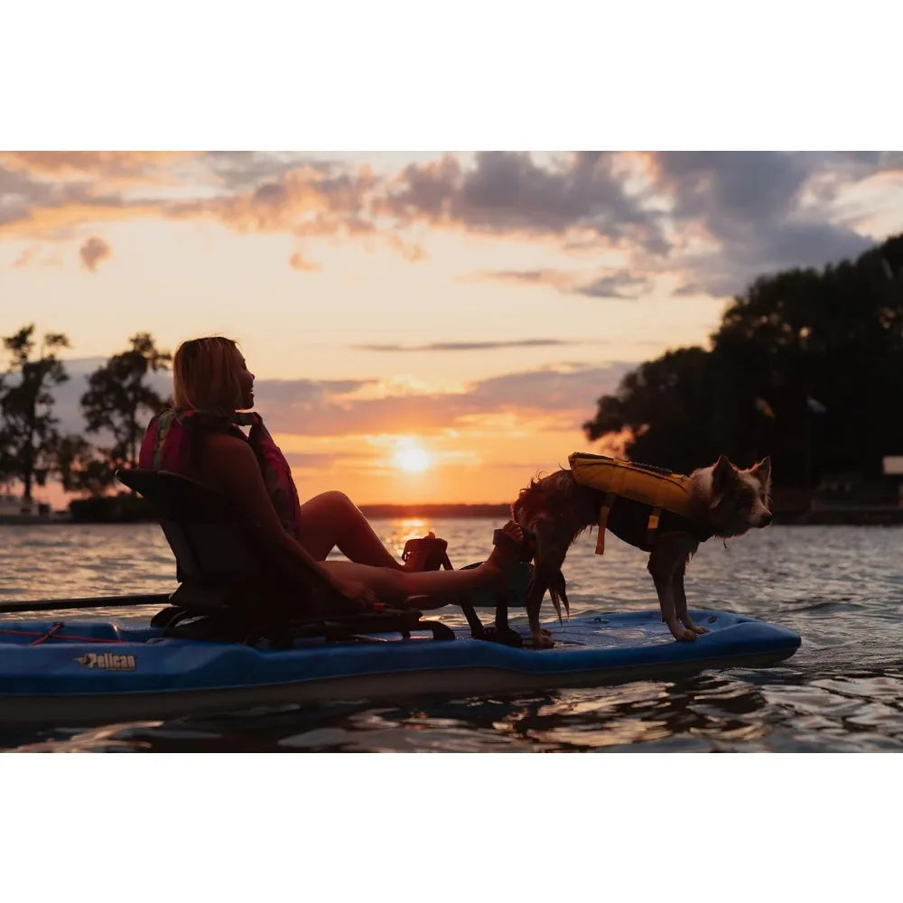 Getaway 110 HDII Recreational Kayak- Sit-on-Top - Lightweight and Stable one Person Kayak Vapor Deep Blue-White- 11 ft