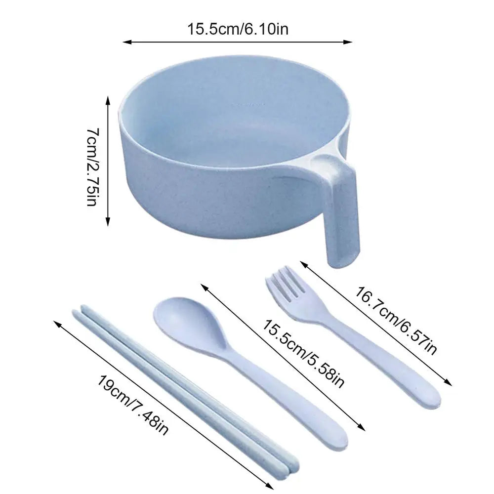 Ramen Bowls Set Ramen Instant Noodle Bowls Ramen Noodle Microwave Bowl Set With Chopsticks Spoon For Ramen Pho Udon Soba Noodle