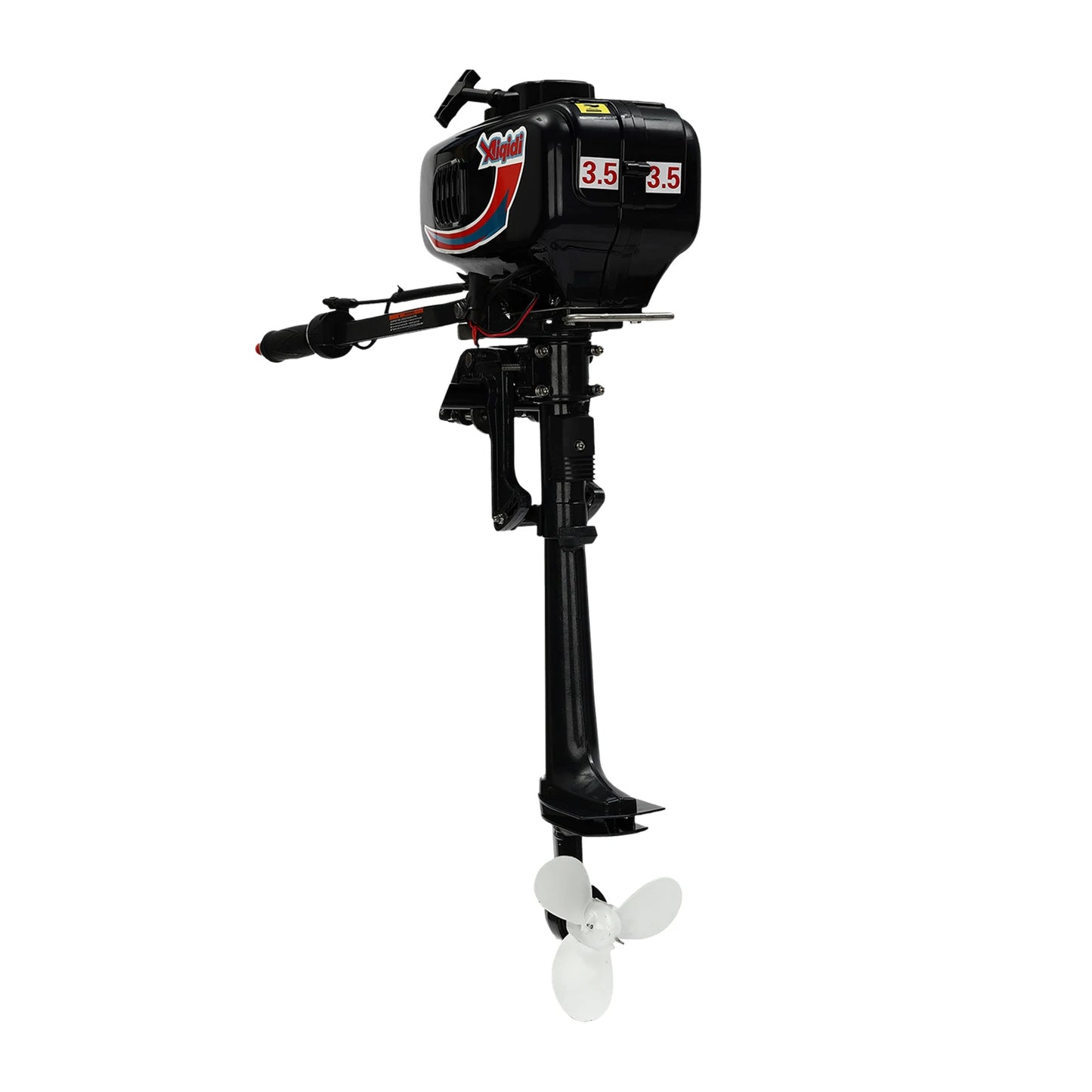 2.6KW 2-Stroke Outboard Motor Fishing Boat Engine CDI Water-Cooled system, 3.5HP Fishing Boat Dinghy Engine