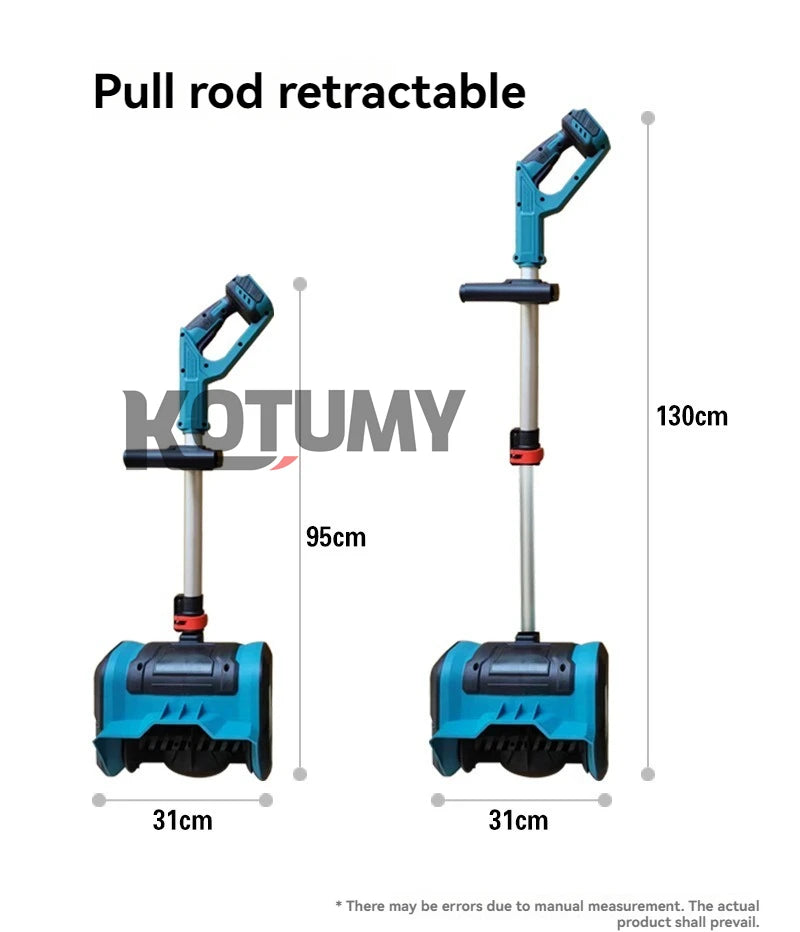 Household Winter Brushless Electric Snowplow Lithium Electric Snow Sweeper Cordless Snow Remover Shovel courtyard Street
