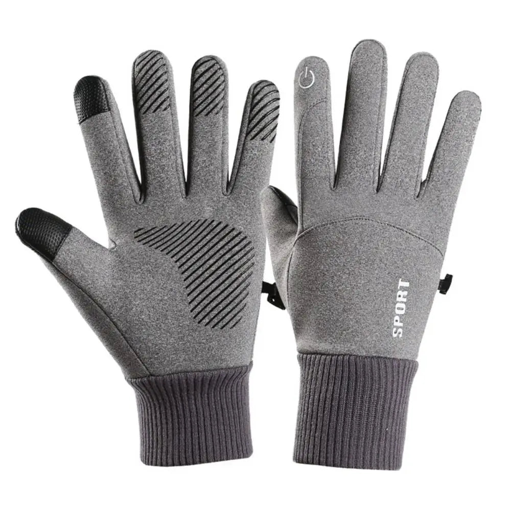 Autumn and Winter Touchscreen Gloves Waterproof Anti-Slip Commuting Gloves Full Finger Windproof Cycling Snow Ski Gloves Hiking