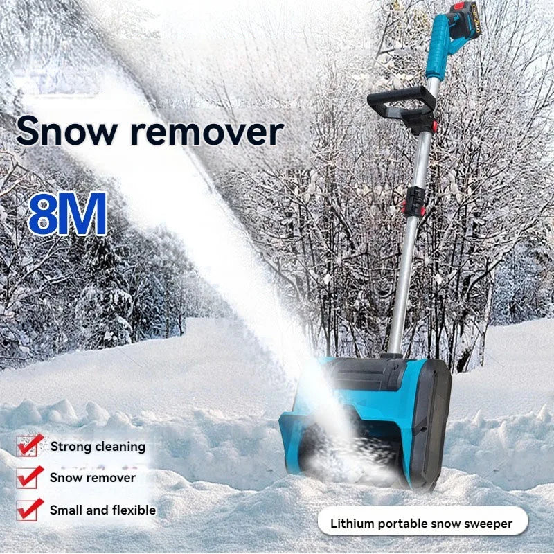 Household Winter Brushless Electric Snowplow Lithium Electric Snow Sweeper Cordless Snow Remover Shovel courtyard Street