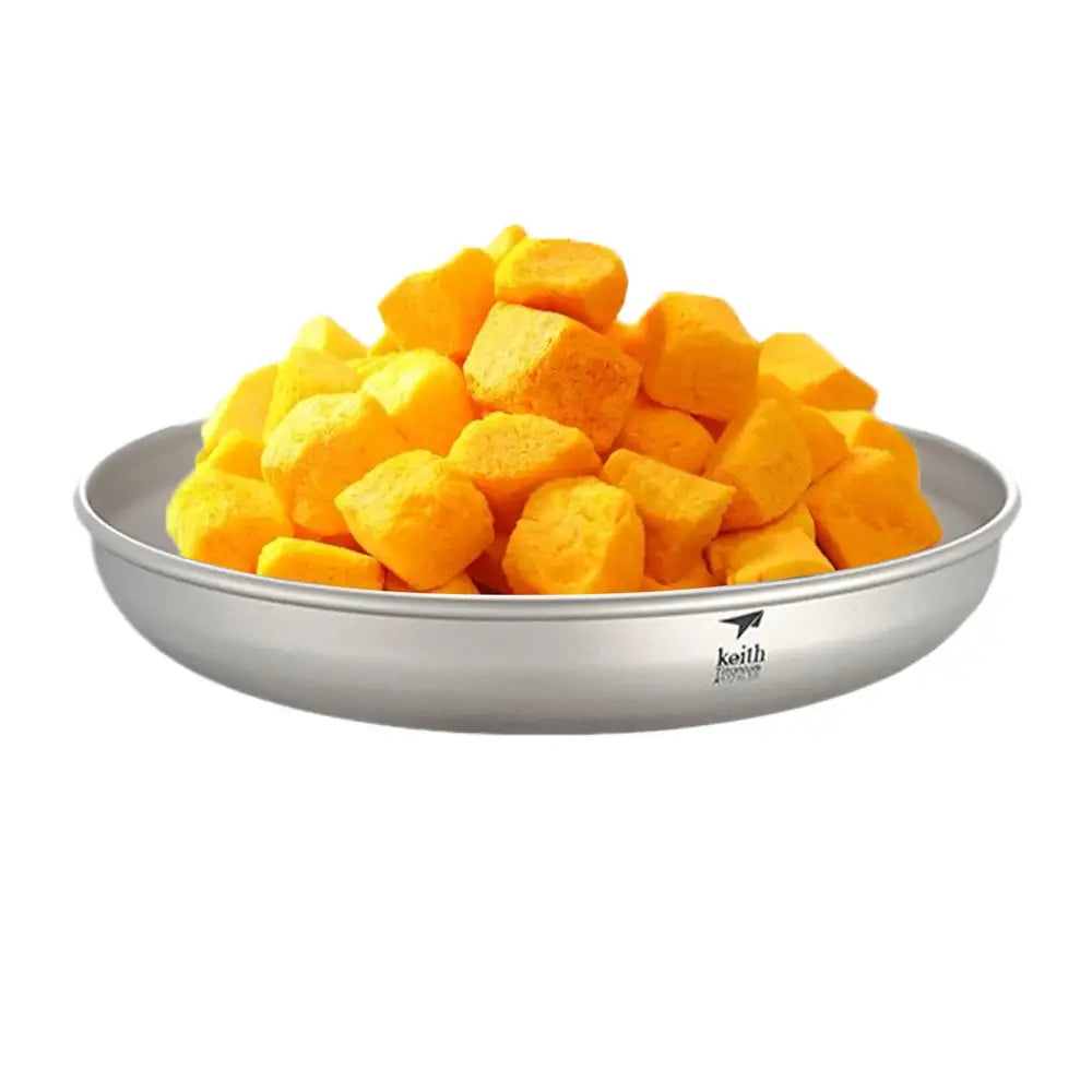 Titanium Rice Bowl Noodle Bowl/Dish Fruit Bowl Portable Dessert Bowls For Backpacking Camping Hiking Picnic Dishwasher Safe