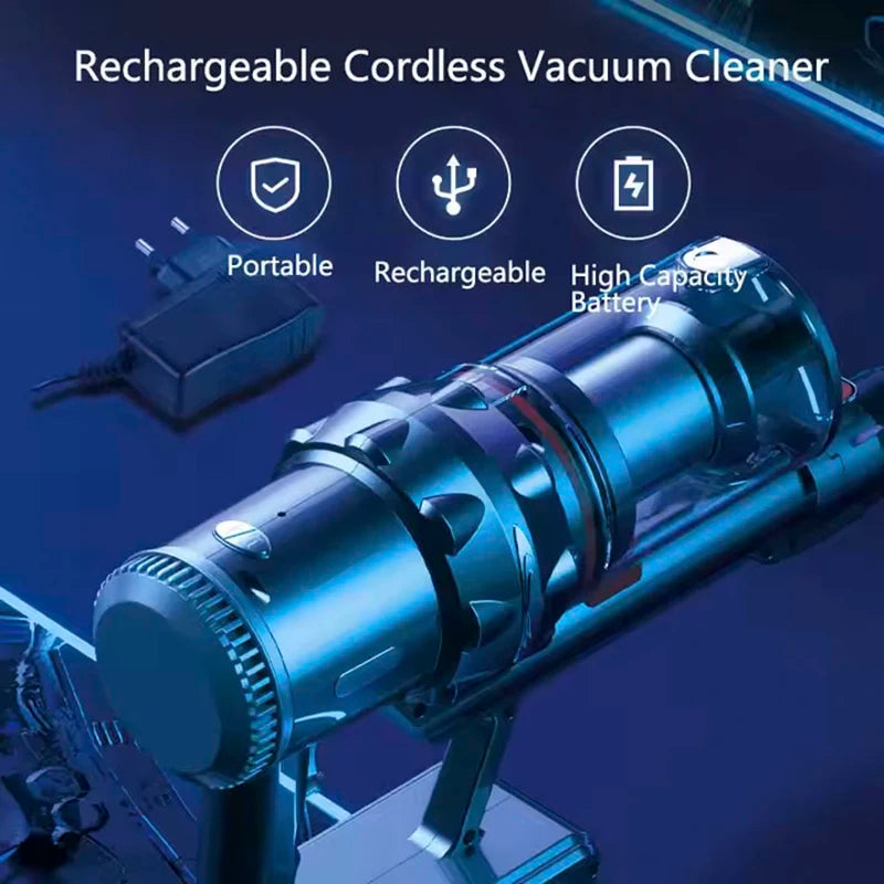 Wireless Handheld Home Vacuum Cleaner Electric Broom Floor Carpet Cleaning Tools Sweeper Vertical Rechargeable Vacuum Cleaner