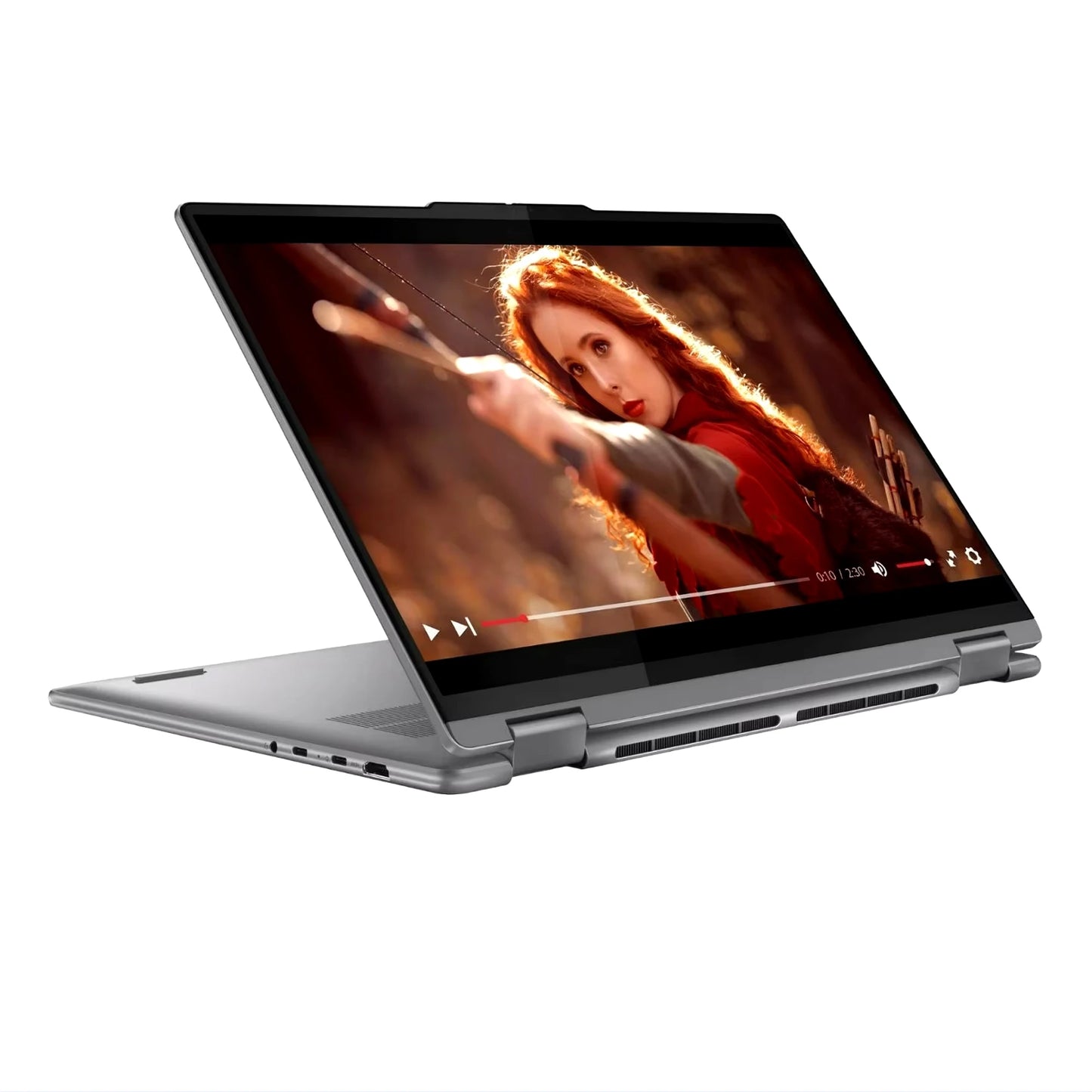 Lenovo Yoga 2-in-1 16" Touchscreen Laptop,AMD Ryzen 7 8840HS,16GB RAM,2TB SSD,Windows 11,Artic Grey,with Gaming Mouse