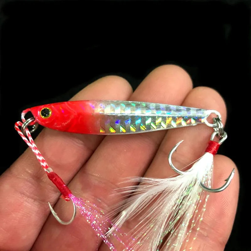 Fishing Glow Jigs 15g/6cm 7g/10g/20g/25g Jigbait Lure Shore Cast Decoys Metal Bait Artificial Lures 1 Piece Sale