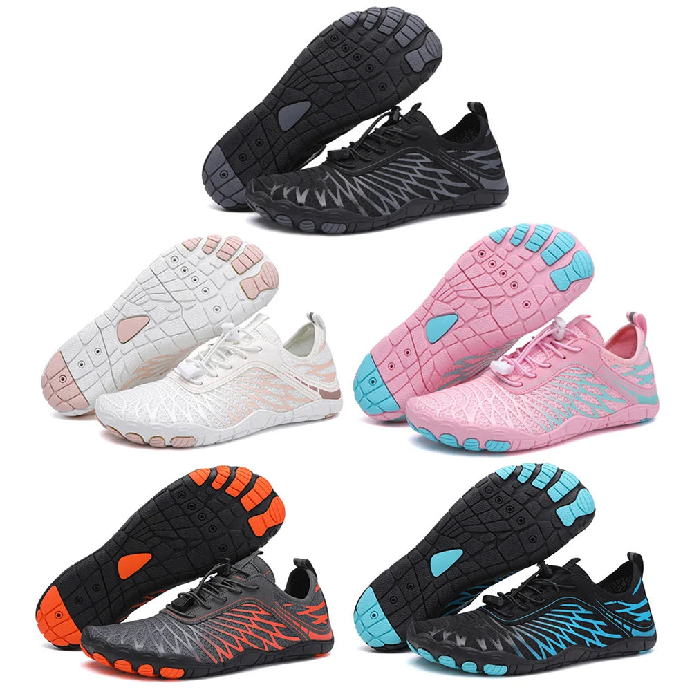 Swim Beach Aqua Shoes Quick Dry Wading Sneaker Breathable Trekking Wading Shoes Wear-resistant Outdoor Supplies for Lake Hiking