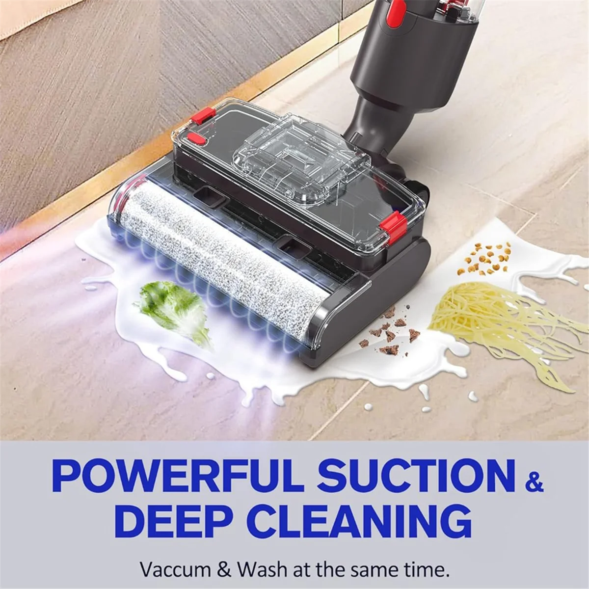 Electric Wet Dry Mopping for V15 V8 V7 V10 V11 Vacuum Cleaner Automatic Cleaning Roller Brush for Hard Floors