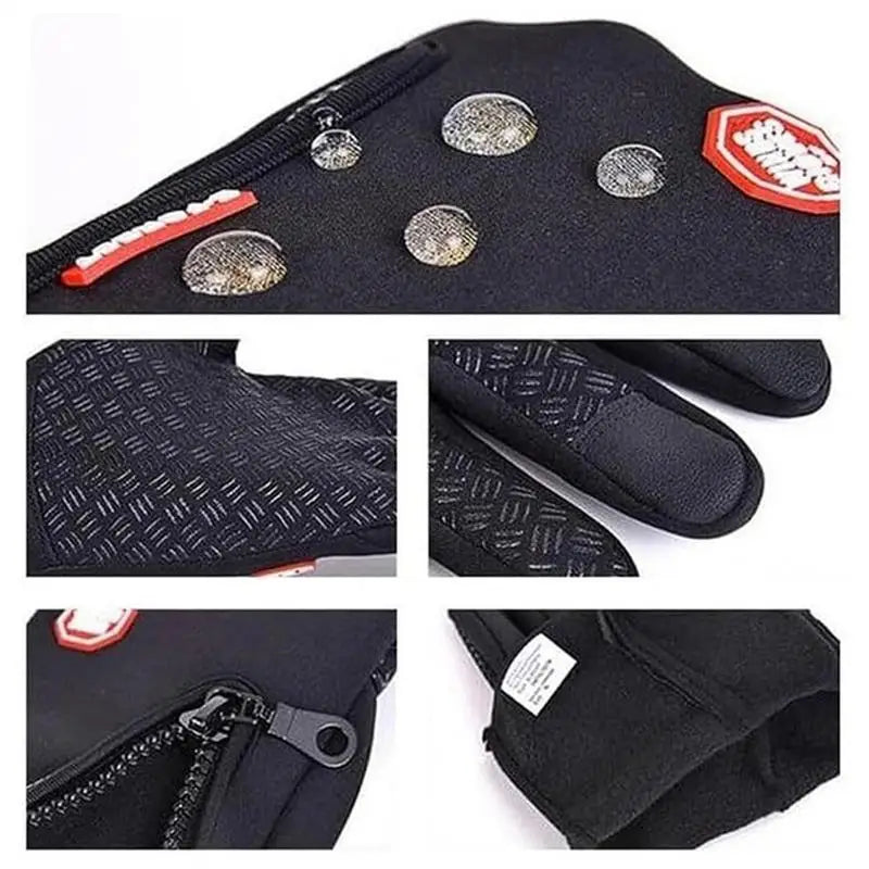 Ski Gloves Non-Slip Warm Windproof Gloves Winter Thermal Touchscreen Snow Gloves For Driving Hiking Snow Work Men & Women