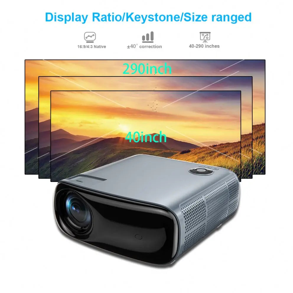 Projector Daytime 4K HD  Projector Newest  Mobile Highest Brightness Projector
