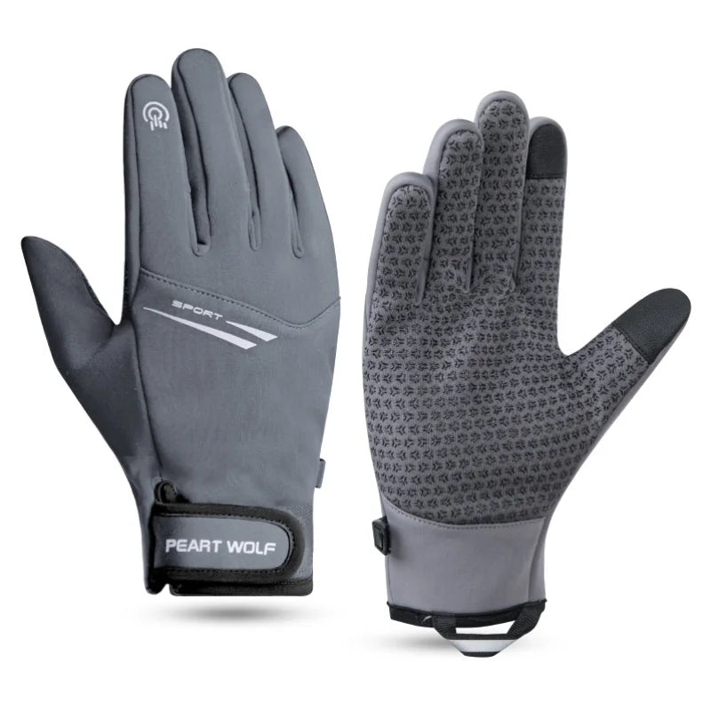 Cycling Ski Gloves Outdoor Sports Unisex Thermal Gloves Camping Hiking Motorcycle Gloves Waterproof Touchscreen Thermal Warm