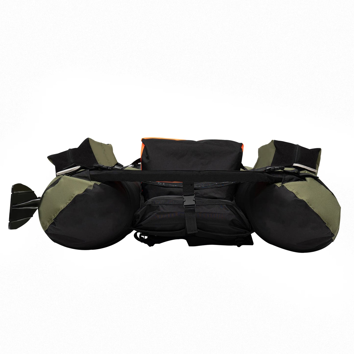 136*105CM Oxford Cloth Kayak Inflatable Fishing Boat Folding Assault Thick And Wear-resistant  Single Boat 286.6 LBS Capacity