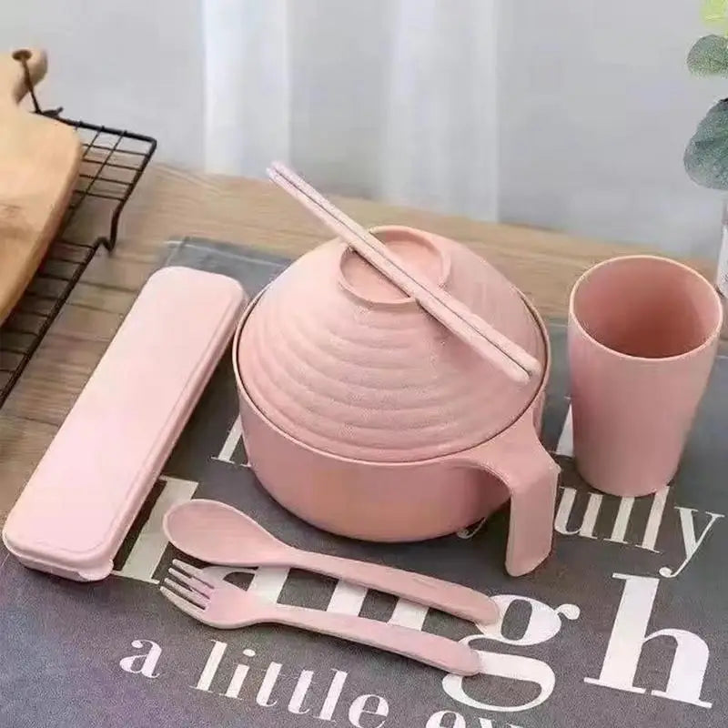 Ramen Bowls Set Ramen Instant Noodle Bowls Ramen Noodle Microwave Bowl Set With Chopsticks Spoon For Ramen Pho Udon Soba Noodle