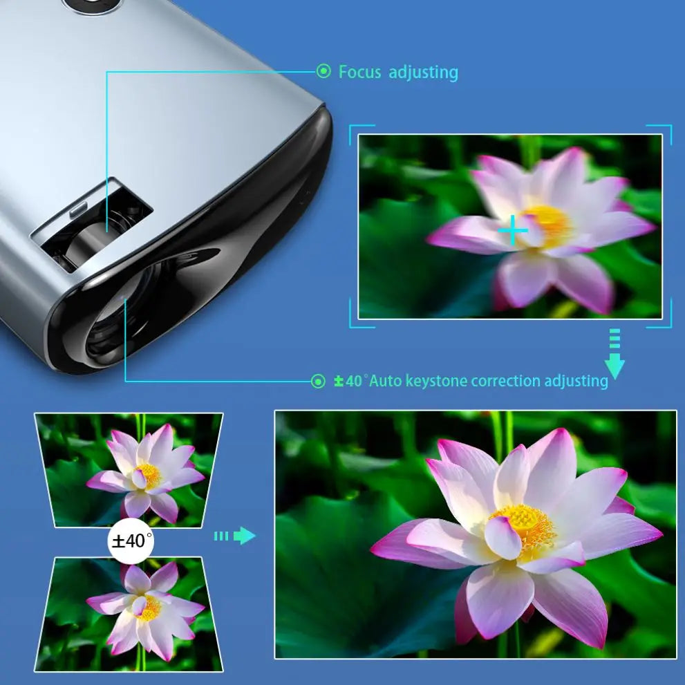 Projector Daytime 4K HD  Projector Newest  Mobile Highest Brightness Projector