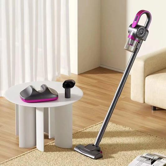 Houselin Cordless Vacuum Cleaner,100W 11KPA Home Electric Vacuum Cleaner with Charging Dock,Carpet/Floor Handheld Vacuum Cleaner