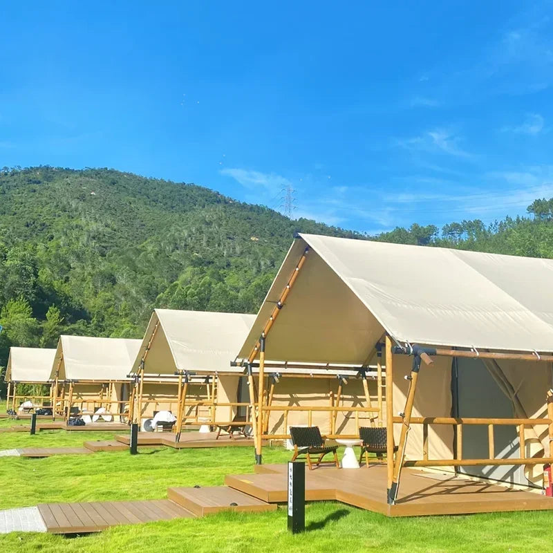 Customized Products This Is The Deposit Price,which Does Not Include Any Products Safari Canvas Luxury Camping Tent with Bedroom