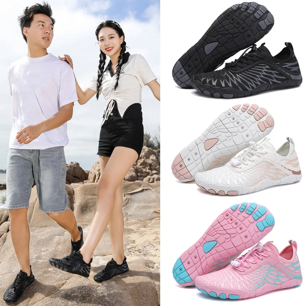 Swim Beach Aqua Shoes Quick Dry Wading Sneaker Breathable Trekking Wading Shoes Wear-resistant Outdoor Supplies for Lake Hiking