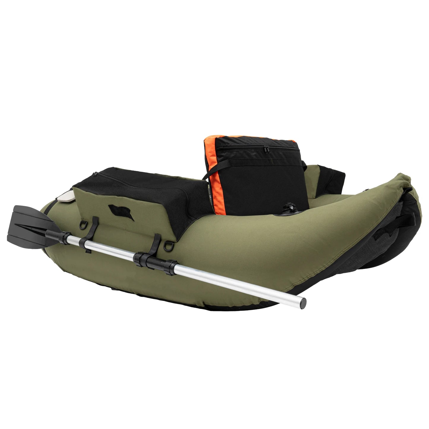 136*105CM Oxford Cloth Kayak Inflatable Fishing Boat Folding Assault Thick And Wear-resistant  Single Boat 286.6 LBS Capacity