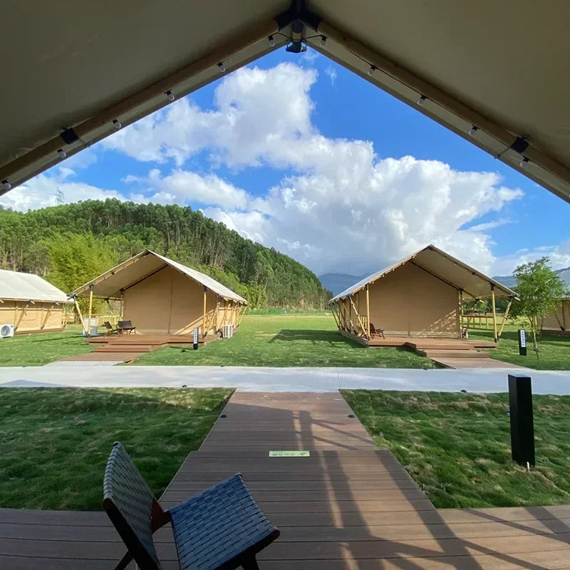 Customized Products This Is The Deposit Price,which Does Not Include Any Products Safari Canvas Luxury Camping Tent with Bedroom
