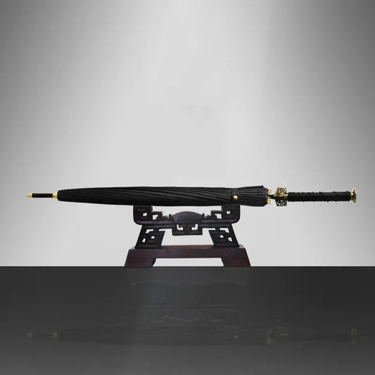 Luxury Katana Umbrella Man Reinforced Samurai Rain Sun Umbrella Gift Chinese Large Paraguas Hombre Men's Accessories